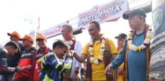 Kapolda Sumsel Pimpin Flag Off Final Race Kejurnas Motoprix 2026 di Lahat