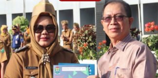 Wabup Muara Enim Pimpin Apel Bulanan, Apresiasi 38 Tahun Pengabdian Harson Sunardi