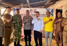 Dukung Program Presiden, Polda Sumsel Bedah Rumah Warga Prasejahtera di Muratara