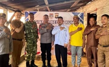 Dukung Program Presiden, Polda Sumsel Bedah Rumah Warga Prasejahtera di Muratara