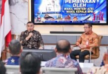 Sambangi Sulbar, Wamen Ossy Imbau GTRA Jadi Kunci Penyelesaian Konflik Pertanahan di Daerah