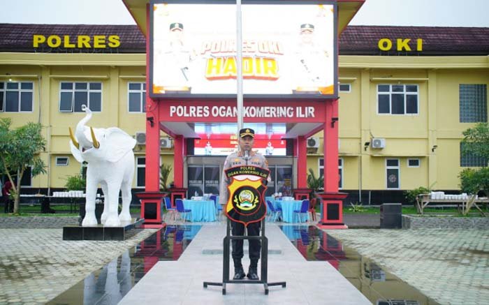 Kapolres OKI Tegaskan Larangan Penyalahgunaan Narkoba Bagi Personel saat Apel Pagi