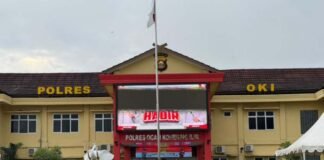 Kapolres OKI Tekankan Kesehatan Personel dan Kewaspadaan Hantavirus Saat Apel Pagi