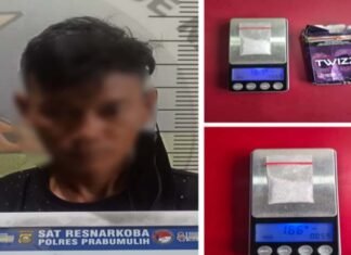 Mahasiswa Diduga Pengedar Sabu Ditangkap di Prabumulih