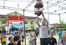 Semarak Hari Kedua Kapolres OKI Cup, Komunitas Burung Perkutut Adu Kualitas Suara