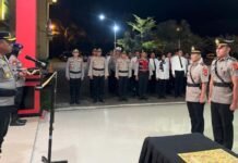 Polres OKI Gelar Sertijab Kasat Intelkam, Ini Pejabat Barunya