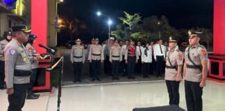 Polres OKI Gelar Sertijab Kasat Intelkam, Ini Pejabat Barunya