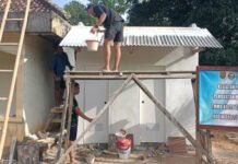 Progres 5 Unit MCK di Desa Pematang Sukatani Hampir Rampung 100 Persen