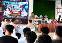 32 Tim Bertarung di Turnamen E-Sport Mobile Legends Road to Kapolri Cup 2026 Polres OKI