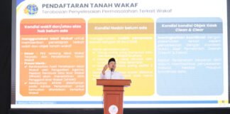 Bicara di International Conference on Pesantren 2026, Menteri Nusron Ajak Masyarakat Sertipikatkan Tanah Wakaf untuk Lindungi Aset Umat