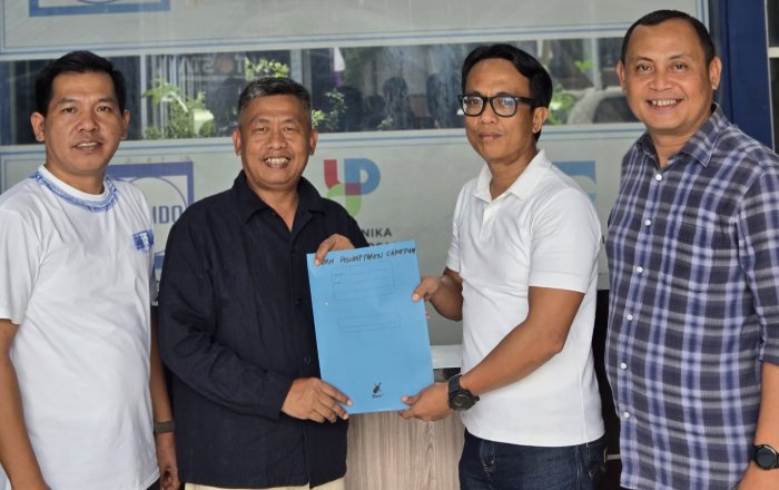 Dua Pengusaha Rebutan Kursi Ketua APINDO Lampung, Junaedi dan Tatang Rohadi Resmi Ambil Berkas