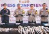 Sepekan Operasi Senpi Musi 2026, Polres OKI Tangkap Tiga Tersangka dan Sita Puluhan Senpi Rakitan