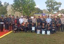 Apel Pendadaran PSHT Dipimpin Wabup OKI, Kapolres Ajak Peserta Jaga Kamtibmas