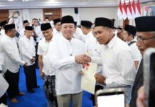 Serahkan 243 Sertipikat Tanah Wakaf di Jawa Tengah, Menteri Nusron: Bagian dari Program Prioritas Nasional Selesaikan Kepastian Hukum Aset Umat