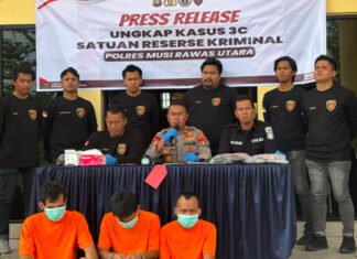 Polres Muratara Ungkap 11 Kasus 3C Selama Mei 2026