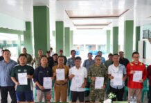 Kodim 0402/OKI Gelar Penandatanganan Pakta Integritas Pencegahan dan Penanggulangan Karhutla