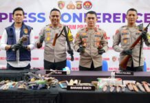 Operasi Senpi Musi 2026 Hari ke-10, Polres OKI Amankan Pembuat Senpi Rakitan di Desa Berkat