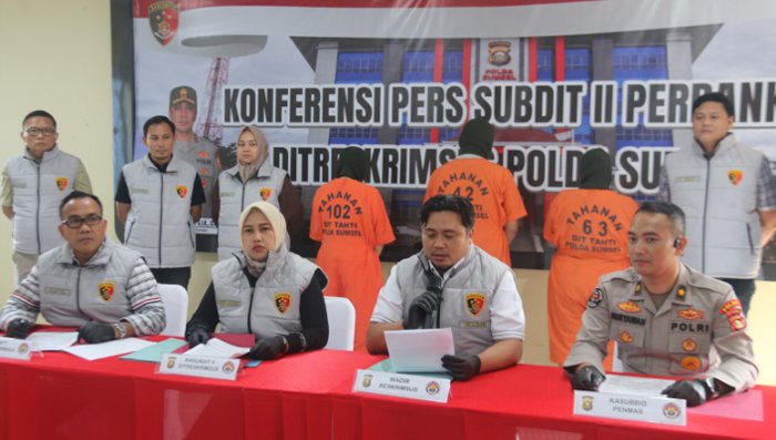 Bongkar Kredit Fiktif Rp90 Miliar, Ditreskrimsus Polda Sumsel Tetapkan 15 Tersangka