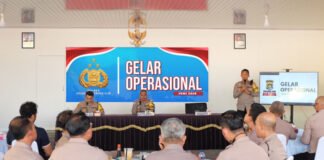 Polres OKI Evaluasi Kinerja Lewat Gelar Operasional, Perkuat Strategi Pelayanan dan Kamtibmas