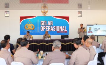 Polres OKI Evaluasi Kinerja Lewat Gelar Operasional, Perkuat Strategi Pelayanan dan Kamtibmas