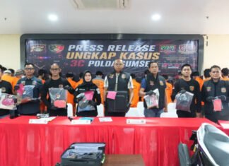 Polda Sumsel Ungkap 123 Kasus 3C dalam Sebulan, 137 Tersangka Diamankan