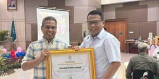 Pemprov Lampung Raih Penghargaan Adhi Manawa Nugraha Madya dari BKN