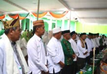 PLN Jaga Keandalan Listrik Pengajian Triwulan dan Pelantikan JATMAN di Lampung Selatan