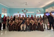 Hari Ketiga Pelatihan, BNNK OKI Cetak Agen Perubahan Anti Narkotika di SMPN 3 Kayuagung