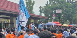 Polda Sumsel Kawal Aksi Mahasiswa UIN Raden Fatah, Aspirasi Tersampaikan Kondusif