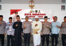 Doa Lintas Agama Perkuat Kebersamaan pada Hari Bhayangkara ke-80 di Polres OKI