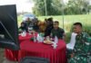 Kodim 0402/OKI Gelar Vicon Persiapan Panen Raya Perdana di Desa Sindang Sari