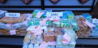 Polda Lampung Ungkap 17 Kasus Narkotika, Sita 179,5 Kg Sabu dan Selamatkan 948 Ribu Jiwa