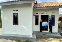 Dukung TMMD ke-128, BSB Cabang Kayuagung Kucurkan CSR Rp75 Juta