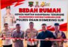 Hari Bhayangkara ke-80, Polres OKI Bedah Rumah Mantan Narapidana Terorisme di Desa Bumiarjo