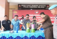 Polda Sumsel Musnahkan Narkoba Senilai Rp2,2 Miliar
