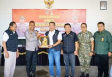 Komisaris Utama PT Pegadaian dan Direksi Jalin Silaturahmi ke Polres OKI