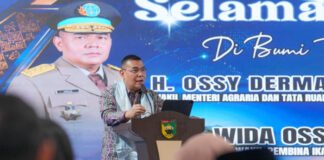 Wamen Ossy Ajak Pemkab Perkuat GTRA untuk Selesaikan Persoalan Pertanahan di Tanah Laut