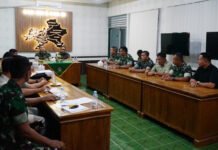 Tim Dalprog Korem 044/Gapo Laksanakan Kunjungan Kerja ke Kodim 0402/OKI