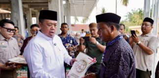 Menteri Nusron Serahkan Sertipikat Tanah Wakaf dan Bantuan MUI untuk Pembangunan Masjid Salman Alfarisi di Aceh Tamiang