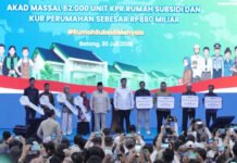 Hadiri Akad Massal 62.000 KPR Rumah Subsidi, Menteri Nusron: Legalitas Tanah Beri Kepastian bagi Masyarakat