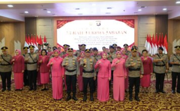 Sertijab Sejumlah PJU dan Kapolres, Polda Sumsel Perkuat Kinerja Organisasi