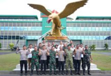 Kapolda Sumsel dan Pangdam II/Sriwijaya Teguhkan Sinergi TNI-Polri Jaga Kamtibmas Bumi Sriwijaya