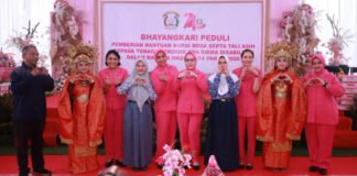 Bhayangkari Polda Sumsel Hadirkan Senyum Anak Disabilitas Lewat Bakti Sosial di Pagar Alam