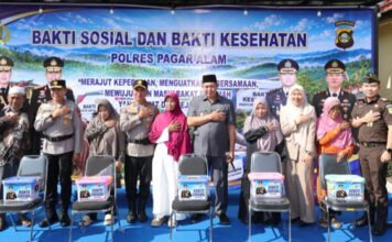 Sentuhan Nyata Polri Presisi, Warga Pagar Alam Rasakan Dampak Program Sosial Polda Sumsel