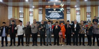 Kasdim 0402/OKI Hadiri Rapat Paripurna PAW Anggota DPRD Ogan Ilir