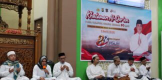 Semalam Bersama Al-Quran, Polda Sumsel Libatkan 80 Hafiz Sambut Hari Bhayangkara ke-80