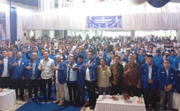 Iskandar Panaskan Mesin PAN Menuju Pemilu 2029, Ratusan Relawan Dikukuhkan di OKI