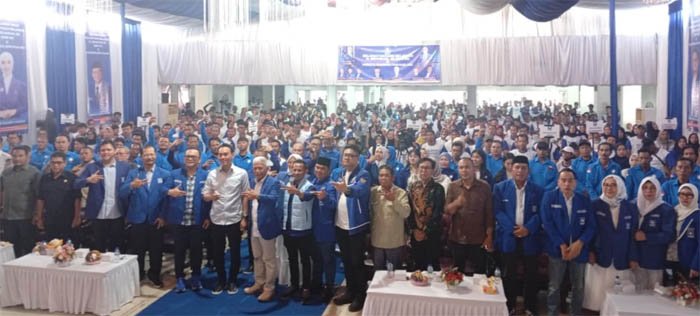 Iskandar Panaskan Mesin PAN Menuju Pemilu 2029, Ratusan Relawan Dikukuhkan di OKI