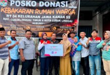 Pertamina Patra Niaga Regional Sumbagsel Bantu Korban Kebakaran di Jawa Kanan SS