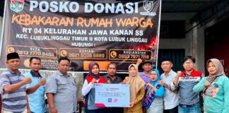 Pertamina Patra Niaga Regional Sumbagsel Bantu Korban Kebakaran di Jawa Kanan SS
